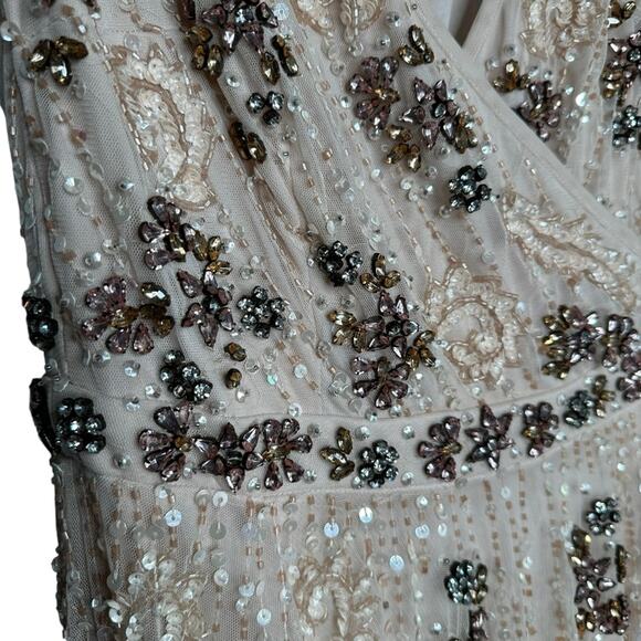 Mac Duggal 93575 Embellished Cap Sleeve Gown - Picture 6 of 13